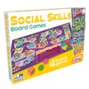 Junior Learning Social Skills Board Games, 4 Games, Ages 5-8,