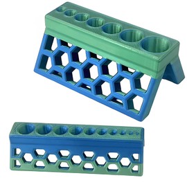 2Pack Pipe Drilling Guide Block - 3D Printed Handheld Drilling Jig for Precision Straight Holes, Woodworking and Pipefitter Accessory