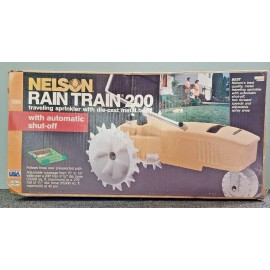 Nelson Rain Train 200 Metal Traveling Sprinkler Heavy Cast Iron Body Automatic