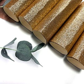 10 Sheets Light Rose Gold Glitter Cardstock, Single-Sided Sparkling Paper 8.5" x 11", 300gsm Thick Glitter Craft Paper for DIY Crafts, Card Making, Invitations, Card Maker Christmas Wedding Birthday