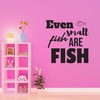 Design With Vinyl Inspiring Fishing Wall Decal Even Small Fish