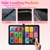 Card Binder 9 Pocket, with 50 Removable Sleeves, 900 Pockets