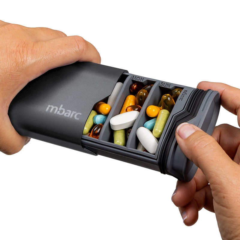 mbarc XL 7 Day Weekly Pill Organizer – Extra Large