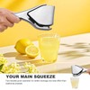 Lemon Squeezers Manual Max Extraction, 2025 NEW Upgrade Hand Press