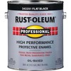 Rust-OLEUM 242251 Professional Gallon Flat Black Protective Enamel