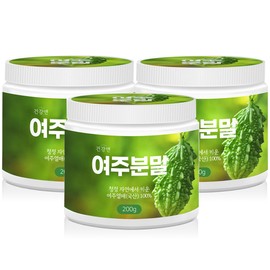 국산 여주 분말 가루 100% 200g, 200g, 3개 100% Domestic Bitter Melon Powder 200g, 200g, Set of 3