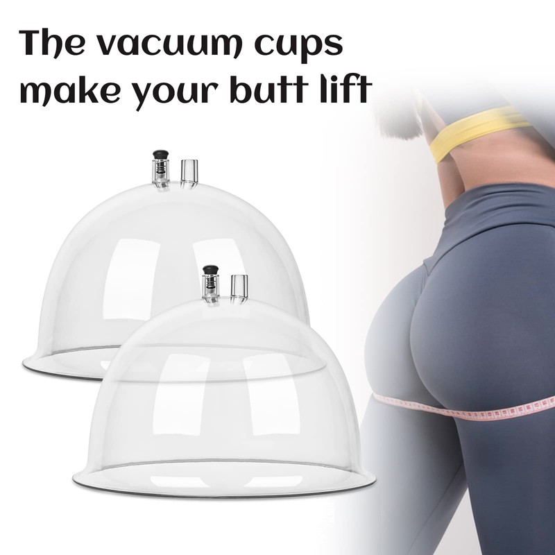 Titoe 230mL Vacuum Therapy Cups for Butt Lifting Extra-Large Vacuum