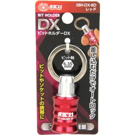 SK11 SBH-DX-RD Bit Holder DX 6.35 Axis Compatible Red