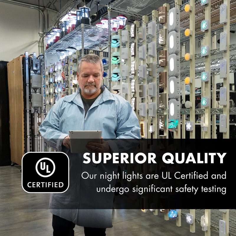 Lights By Night LED Motion Sensor Night Light Plug-in 25