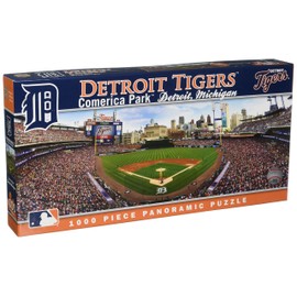 MasterPieces 1000 Piece Sports Jigsaw Puzzle - MLB Detroit Tigers Center View Panoramic - 13"x39"