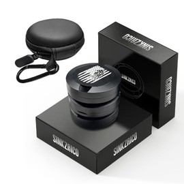 SINKZAICO Double Layer Metal Snus Can, for Zyn Metal Can, for Metal Zyn Container, for Zyn Holder, Smell Proof Container, Aluminum Container, Pouch Container, Pill Container (Star Shaped)