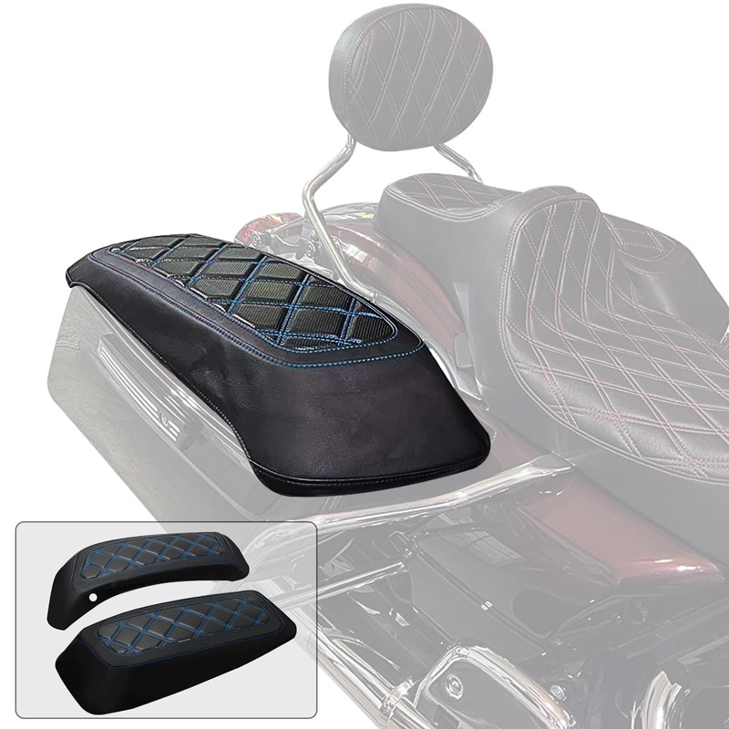 WOWTK Hard Saddlebag Lid Bra/Covers for Harley 2014-2024 Touring Road