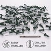 SKIR'CO (80 pcs) Painted Blind Rivets 4.0 x 14 mm,