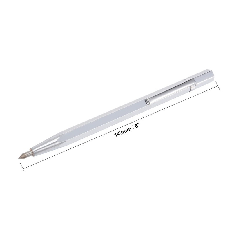 sourcing map 6 Inch Tungsten Carbide Tip Pen Etching Engraving