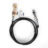 DIN477 1.5m Black Soda Hose with 3000psi pressure gauge Kit
