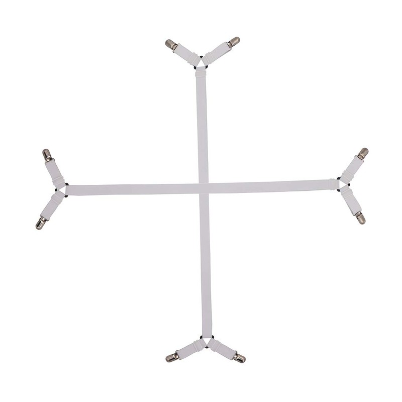 Auivguiv Mattress Brackets with Long Ties for Sheet, Fitted Sheet,