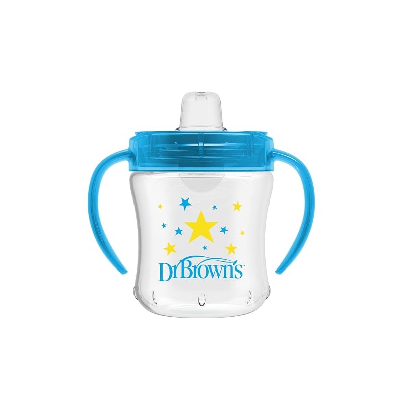 Dr. Brown's Transition - Taza para sorber con boquilla suave,