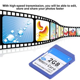 Memory Card for Elite Pro MP3 MP4 Camera SLR Game Machine, High Speed, Store Photos Music Files (2G)