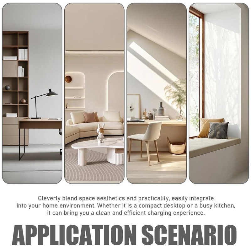 Power Strip with USB, Cube Charging Station Protector, Power Outlet