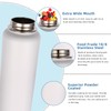 Volhoply Insulated Water Bottles Bulk 4 Pack, 40 oz Stainless
