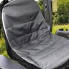 Riding Mower Seat | Black Oxford Cloth Lawnmower Seat,Oxford Cloth