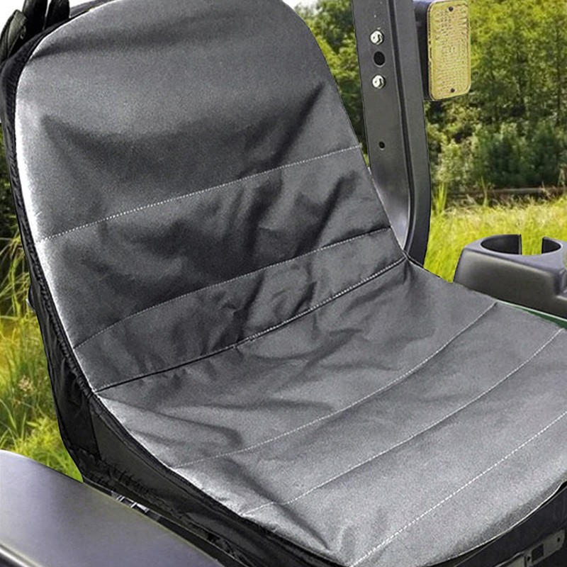Riding Mower Seat | Black Oxford Cloth Lawnmower Seat,Oxford Cloth