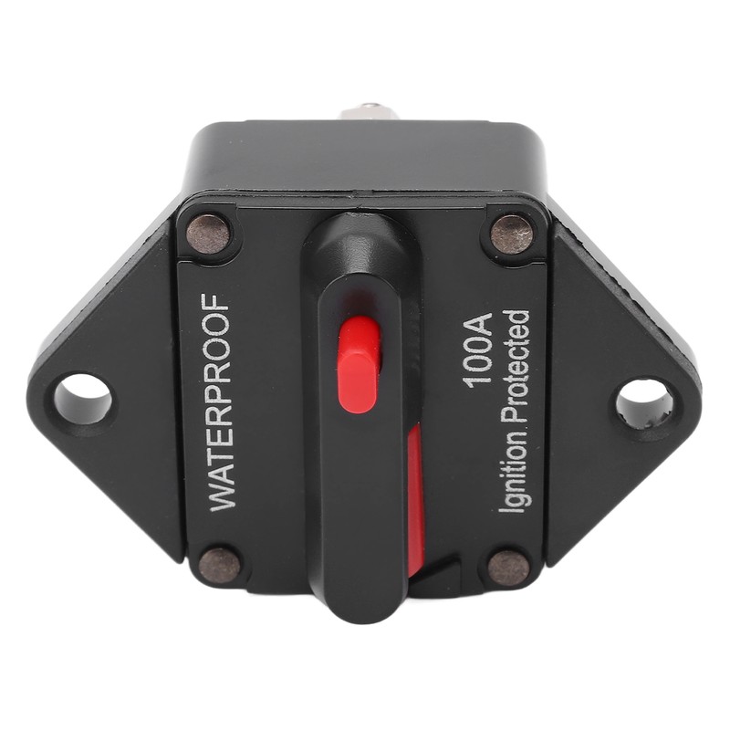 DC 32V Circuit Breaker with Switch Manual Reset Waterproof for