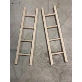 New Poplar Pedal Car Fire Truck Wood Ladders