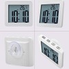 Digital Bathroom Clocks Simple LCD Electronic Alarm Clock Waterproof Shower