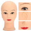 19.3 Inch Makeup Practice Mannequin Head, Professional Bald Mannequin Head