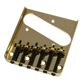Telecaster Compatible Vintage Bridge 6 Saddles BT006 - Gold