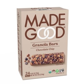 MadeGood Chocolate Chip Snack Bars 0.85 oz 24 Pack – Healthy Allergy Friendly