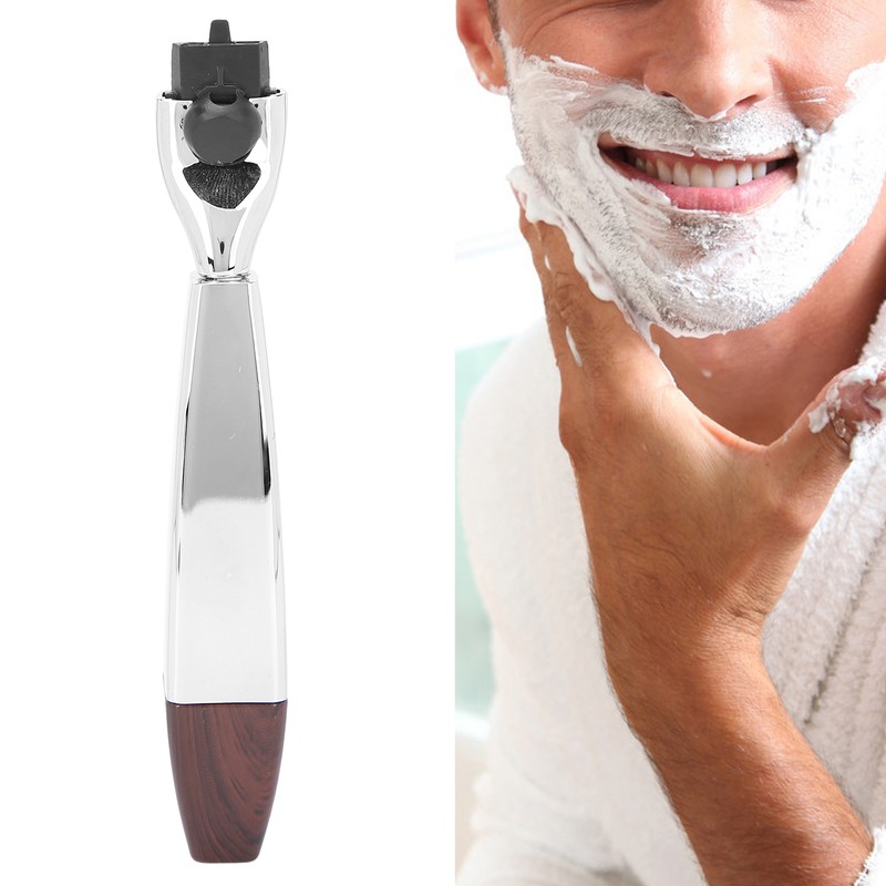 Men's Razor Handle Replacement Ergonomic Design Lightweight Shaving Safety Handle