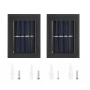 Unbranded 4PACK LED Solar Power Fence Lights Deck Door Wall