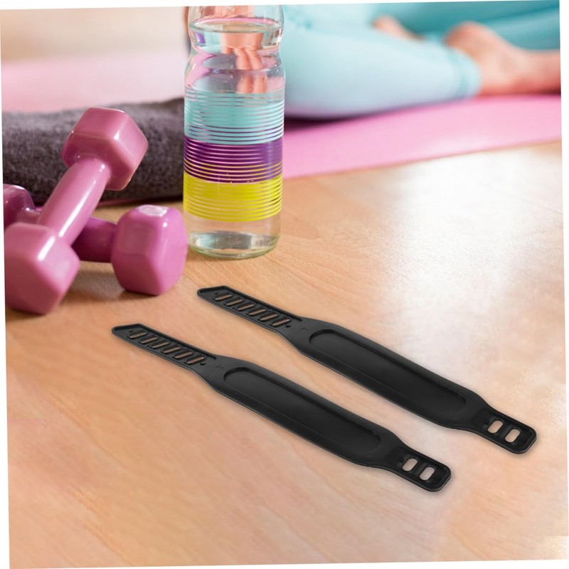 Outanaya 2 Pairs Adjustable Heavy Duty Exercise Pedal Straps for