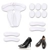 12 Pcs High Heel Pads Heel Cushion Inserts Gel Heel