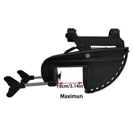Outboard Motor Brackets - Electric Thruster Bracket, Auxiliary Engine Bracket - Black