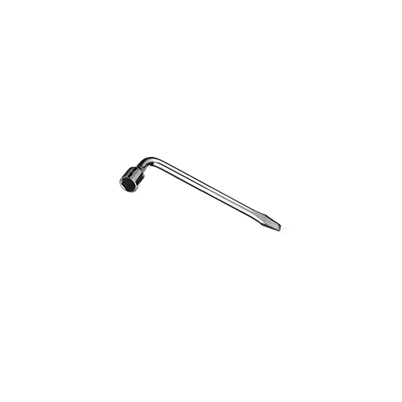 Zeromall Car Spare Tire Wrench, 19mm L-type Hexagon Slotted End