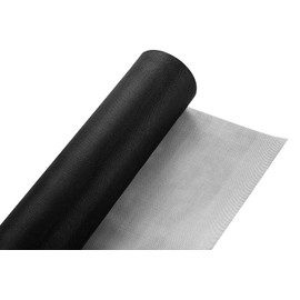 Fiberglass Screen Roll 48" x 100' A Continuous Roll UV Protection Install and Repair Door and Window Screen(48" x 100', Black)