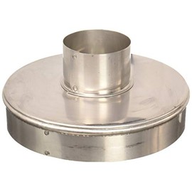 Metalbest Pellet Pipe Insulated Type L Chimney Adapter Galvanized, 3"x 8"