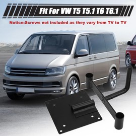 TV-Halterung mit VESA-Kopfstütze für T5, T6, für Wohnmobil und Wohnwagen Wohnmobil TV-Halterung, VESA 75mm und 100mm