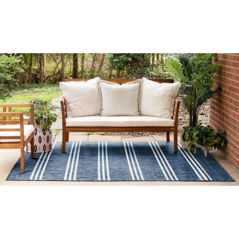 Unique Loom Outdoor Collection Area Rug - Anguilla (7' 1'