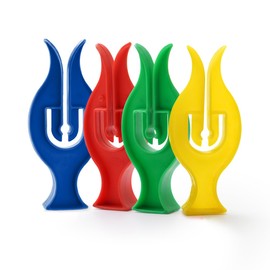 Tulip Cloth Pegs For Washing Line - 50 Pcs Soft Grip Clothes Pegs - Heavy Duty Laundry Pegs Strong - Plastic Beach Towel Clip - Food Photo Clothes Clips (Pack of - 50)