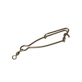 Avery 6" Quicksnap Gang Stainless Steel Rig Clips for Big Open Water Decoy Spreads | Stainless Steel Line Leader Swivels, 48-Count Pack (80448)