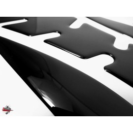 BIKE-label Tank Pad Motorcycle Sticker Black Compatible with Suzuki 502014VA