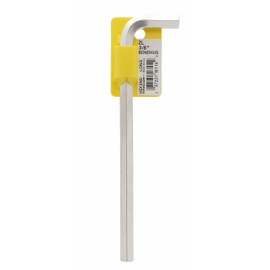 BONDHUS ZL3/8 No. 16114 Hex L-Wrench, Long, 3/8 Inch, Short Hand: 1.8 inches (45 mm), Long Handle: 7.1 inches (180 mm), Plated