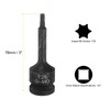 sourcing map T25 Torx Bit Socket 1/2" Drive 6 Point