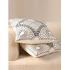 Glamm Texa Abstract decor Cushion Covers White And Gray 45cm