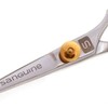 Moustache Scissors or Beard Trimming Scissors, Extremely Sharp - Silver