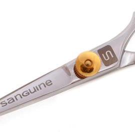 Moustache Scissors or Beard Trimming Scissors, Extremely Sharp - Silver 4.5 inch (11.5cm)